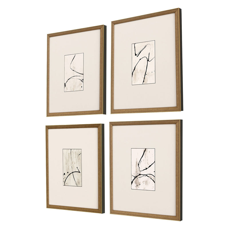 The Studio Jete II Framed Art Set of 4