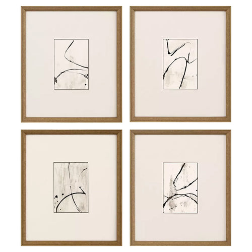 The Studio Jete II Framed Art Set of 4