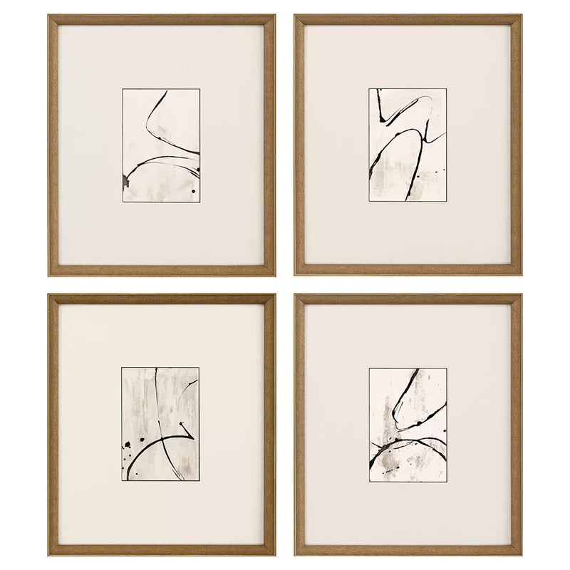 The Studio Jete II Framed Art Set of 4