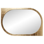 Golden Klimt Oval Wall Mirror