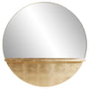 Emilie Guilded Wall Mirror with Shelf