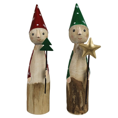 Merry Gnomes Sculpture Set of 2