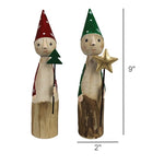 Merry Gnomes Sculpture Set of 2