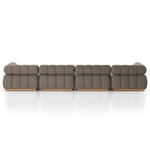 Four Hands Roma Outdoor 4-Piece Sectional with Ottoman