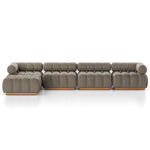 Four Hands Roma Outdoor 4-Piece Sectional with Ottoman