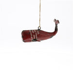 Whale Reclaimed Metal Ornament Set of 3