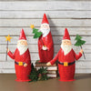 Santa Sculpture Set of 3