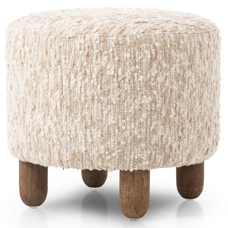 Four Hands Aniston Round Ottoman