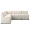 Four Hands Augustine Slipcover L-Shape Dining Banquette