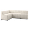 Four Hands Augustine Slipcover L-Shape Dining Banquette