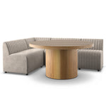 Four Hands Augustine Slipcover L-Shape Dining Banquette