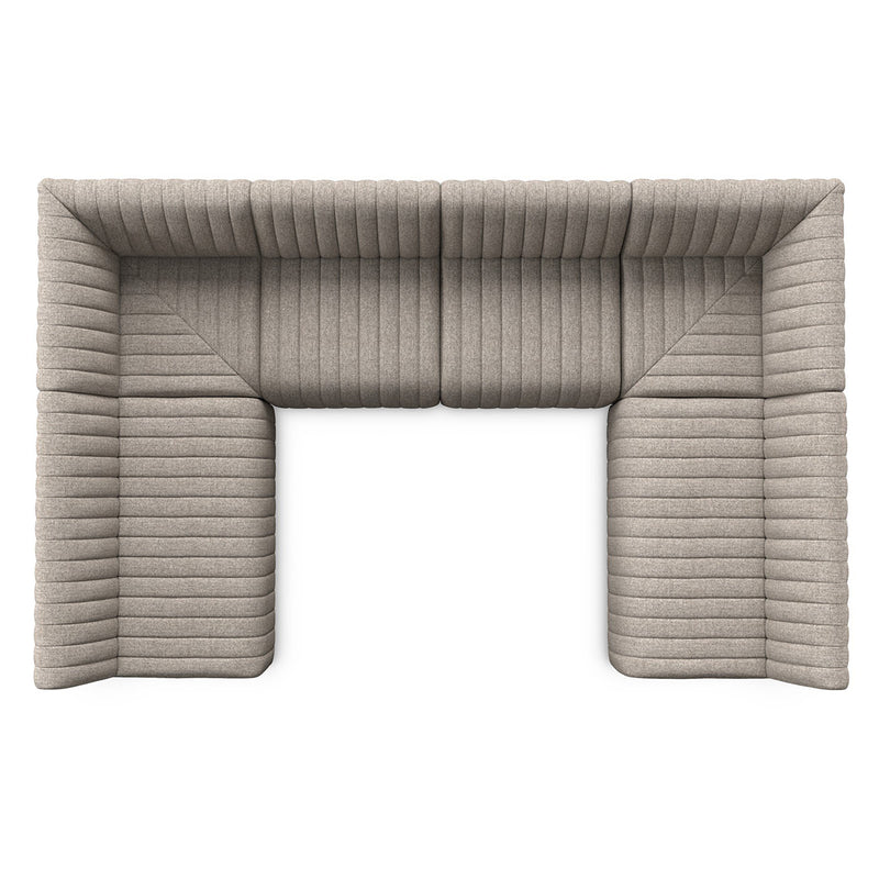 Four Hands Augustine Slipcover U-Shape Dining Banquette