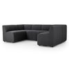 Four Hands Augustine Slipcover U-Shape Dining Banquette