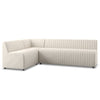 Four Hands Augustine Slipcover L-Shape Dining Banquette