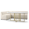 Four Hands Augustine Slipcover L-Shape Dining Banquette