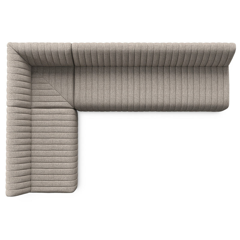 Four Hands Augustine Slipcover L-Shape Dining Banquette