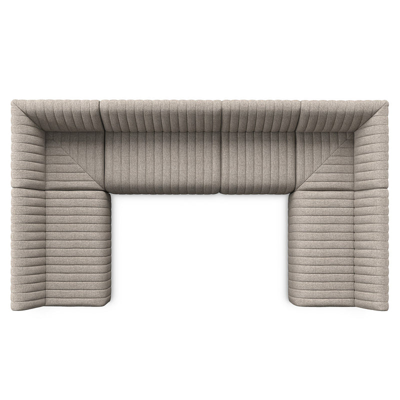 Four Hands Augustine Slipcover U-Shape Dining Banquette