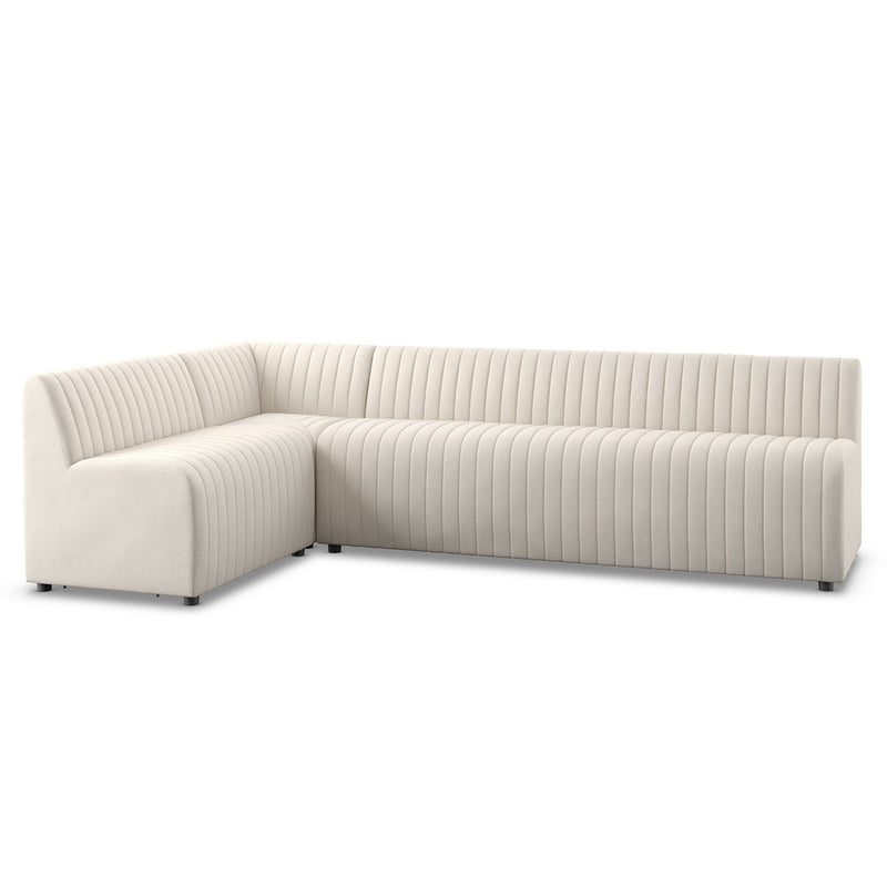 Four Hands Augustine Slipcover L-Shape Dining Banquette