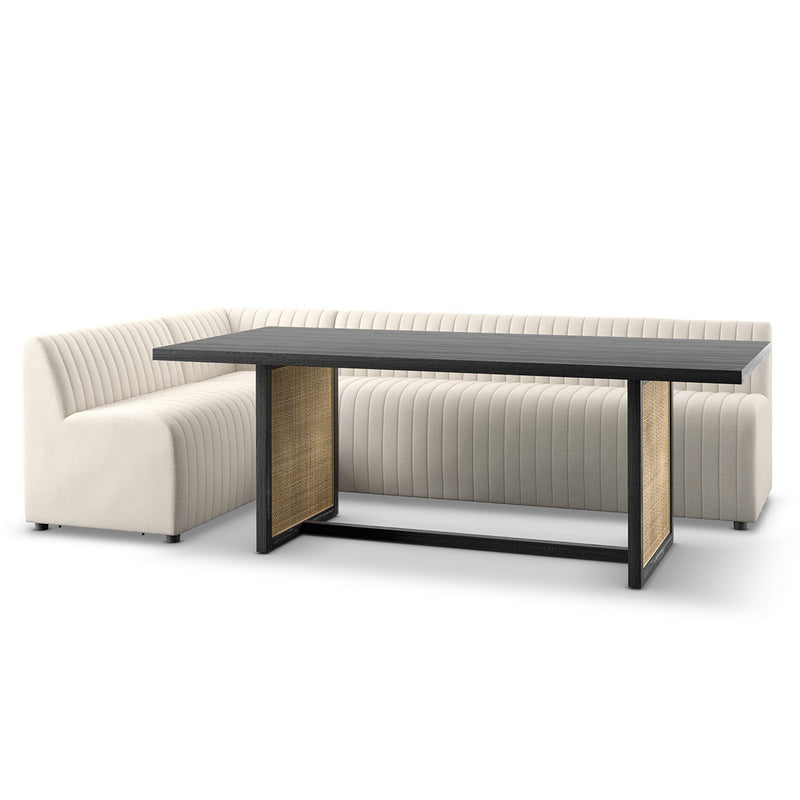 Four Hands Augustine Slipcover L-Shape Dining Banquette