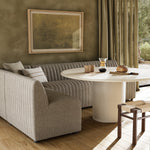 Four Hands Augustine Slipcover L-Shape Dining Banquette