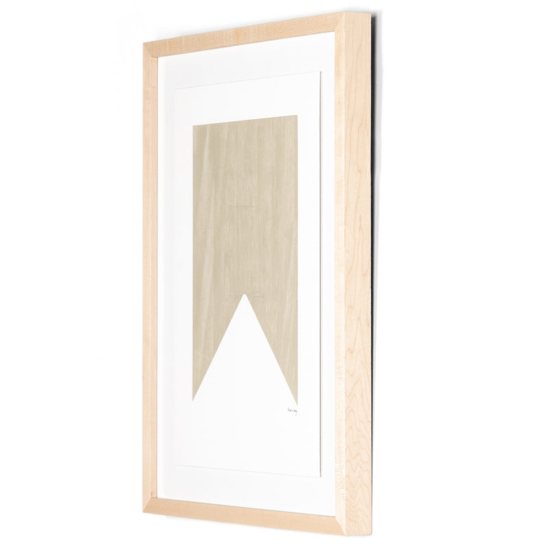 Four Hands Triangle in Taupe Framed Artwork