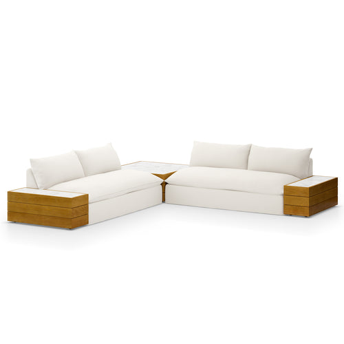 Four Hands Grant 2 Piece Outdoor Sectional Sofa