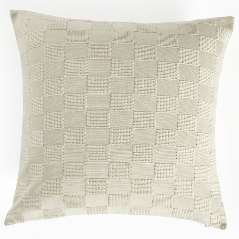 Four Hands Handwoven Checkered Throw Pillow