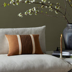 Four Hands Merido Taupe Handwoven Throw Pillow