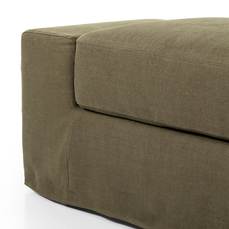 Four Hands Wide Arm Slipcover Accent Bench