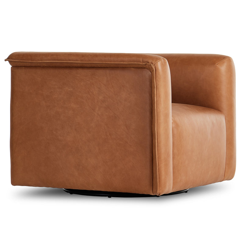 Four Hands Wellborn Leather Swivel Chair