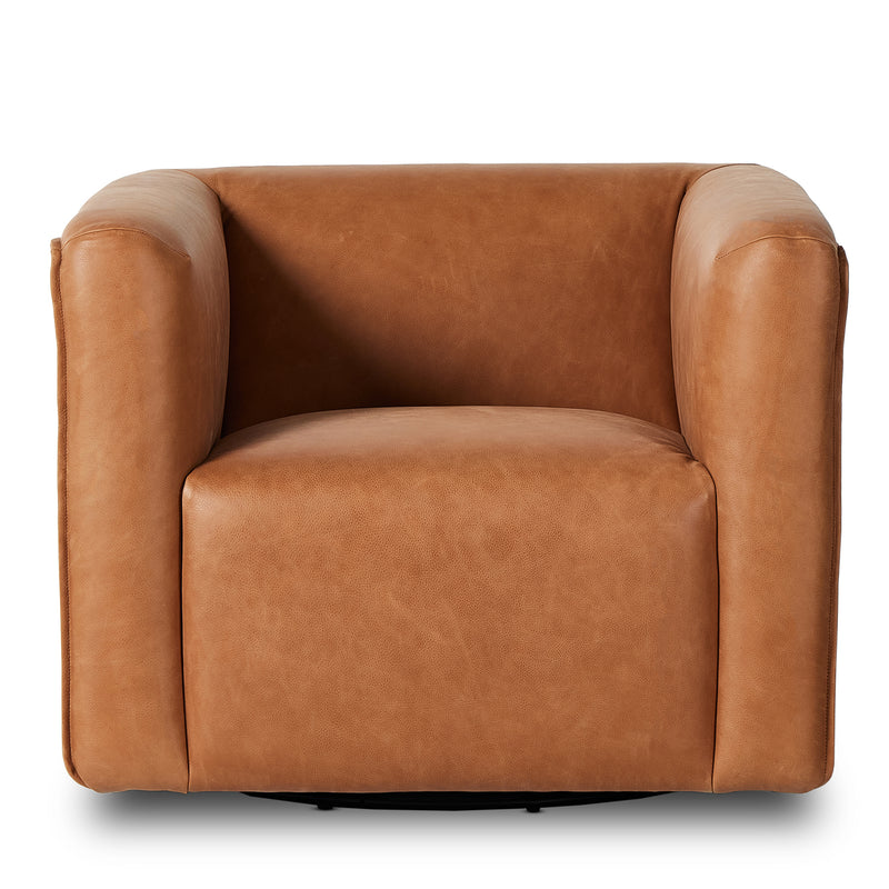 Four Hands Wellborn Leather Swivel Chair