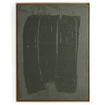 Four Hands Free Form Lines II Olive Framed Artwork