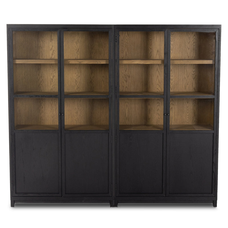 Four Hands Millie Panel and Glass Door Cabinet