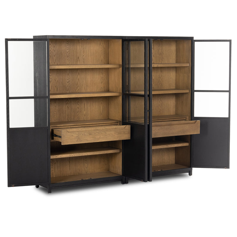 Four Hands Millie Panel and Glass Door Cabinet