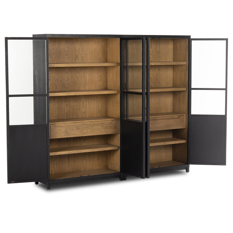 Four Hands Millie Panel and Glass Door Cabinet