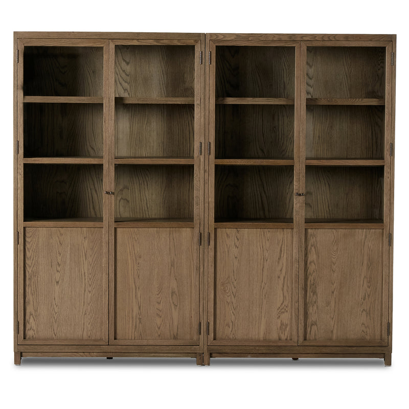 Four Hands Millie Panel and Glass Door Cabinet