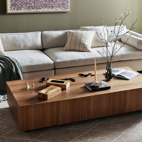 Four Hands Hudson Large Rectangle Coffee Table