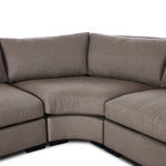 Four Hands Albany 3-Piece Bumper Chaise Sectional Sofa