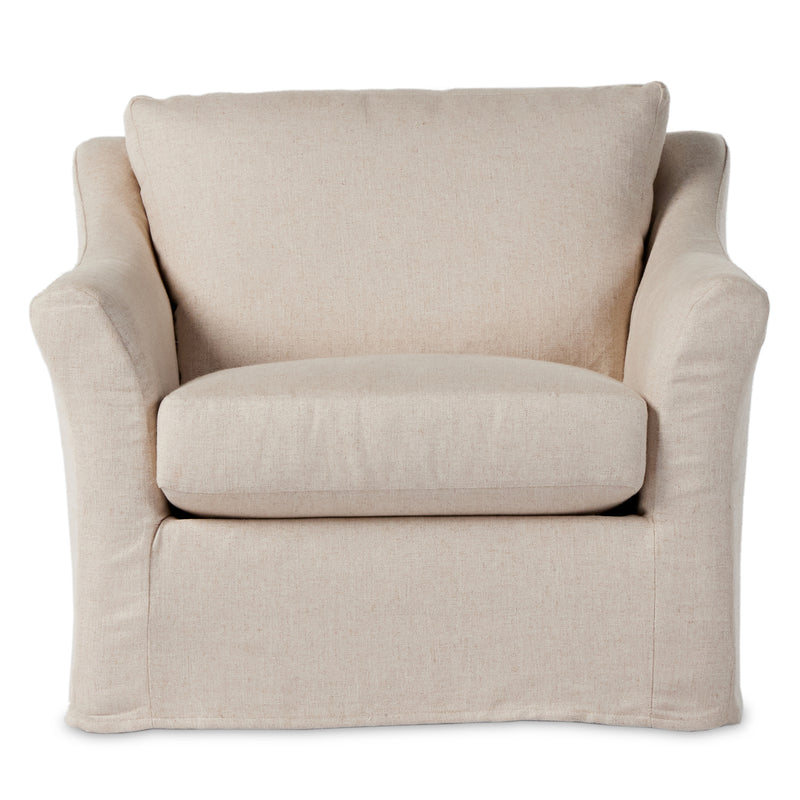 Four Hands Delray Slipcover Chair and a Half