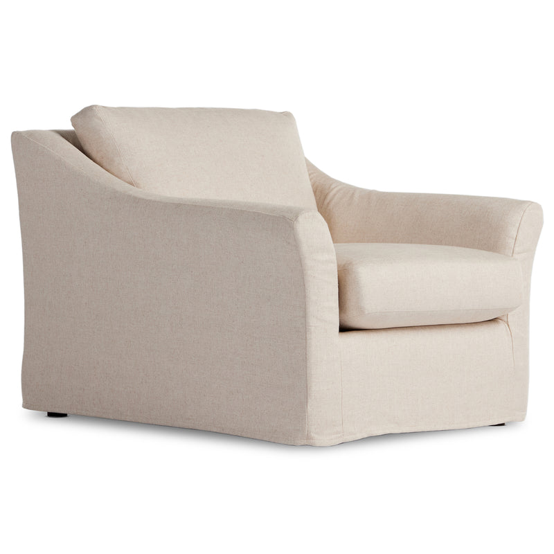 Four Hands Delray Slipcover Chair and a Half