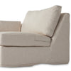 Four Hands Delray Slipcover Left Arm Chair