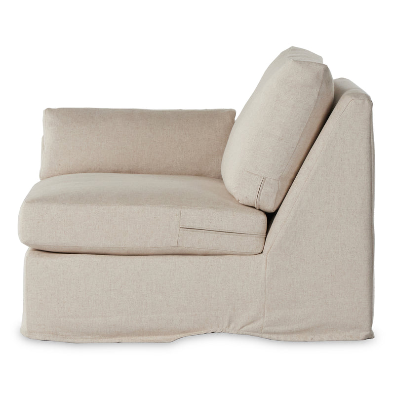 Four Hands Delray Slipcover Left Arm Chair