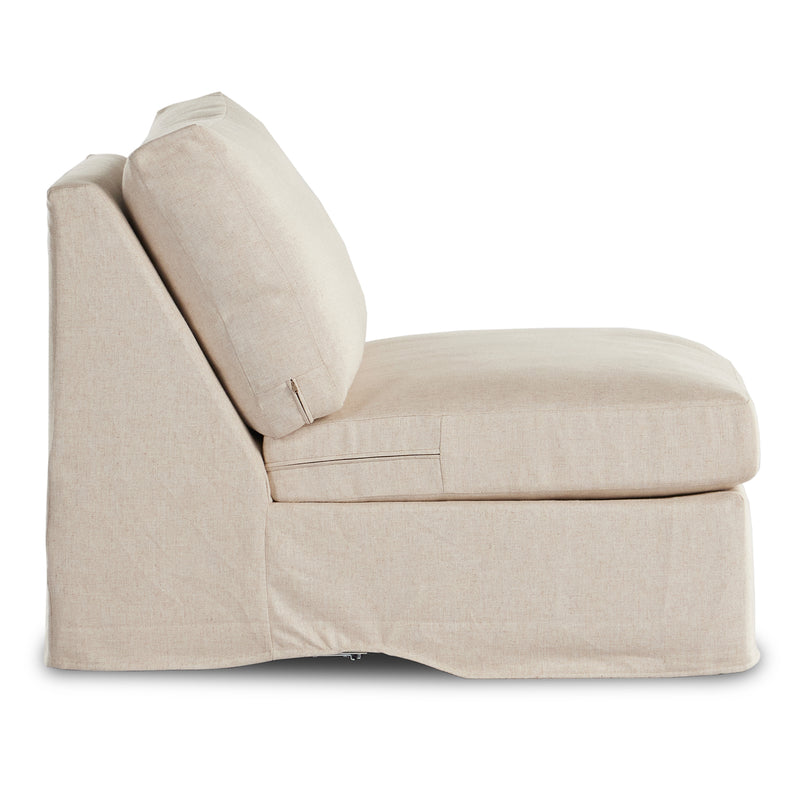 Four Hands Delray Slipcover Armless Chair