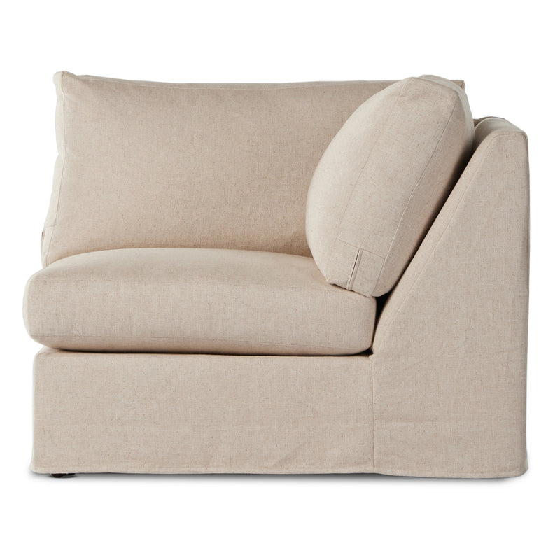 Four Hands Delray Slipcover Corner Chair