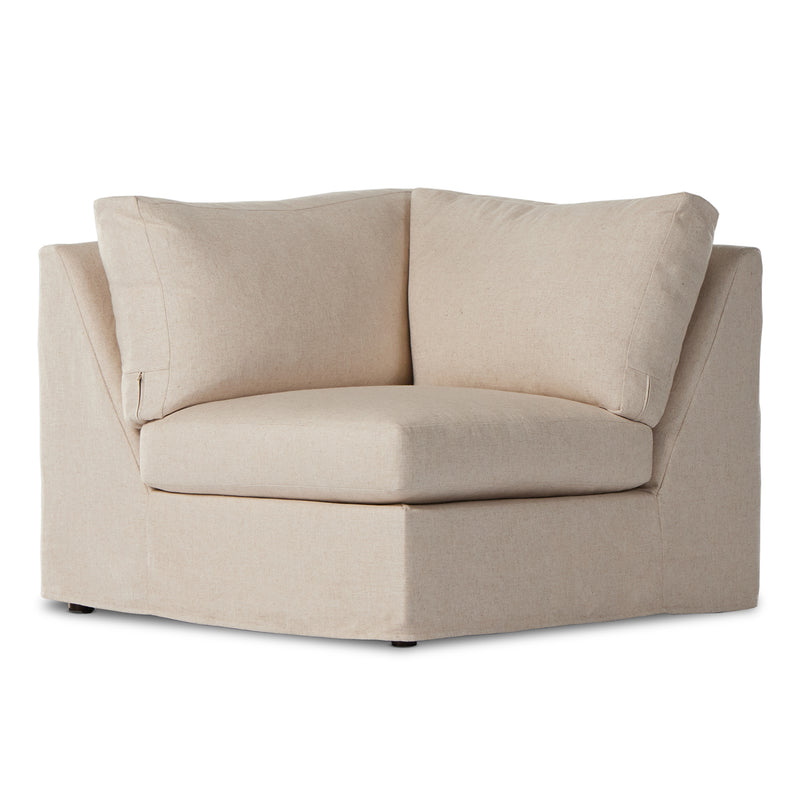 Four Hands Delray Slipcover Corner Chair