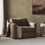 Four Hands Hampton Slipcover Swivel Chair