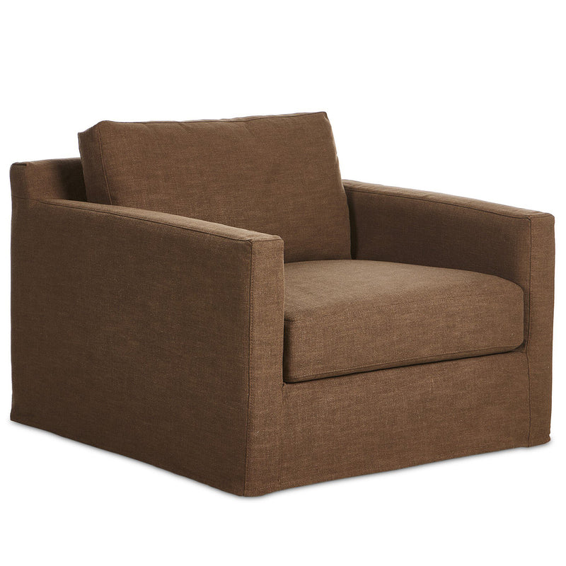 Four Hands Hampton Slipcover Swivel Chair