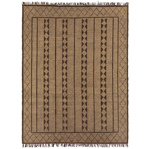 Four Hands Fife Jute/Leather Rug