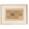 Four Hands Checkered Earth Tones Framed Artwork