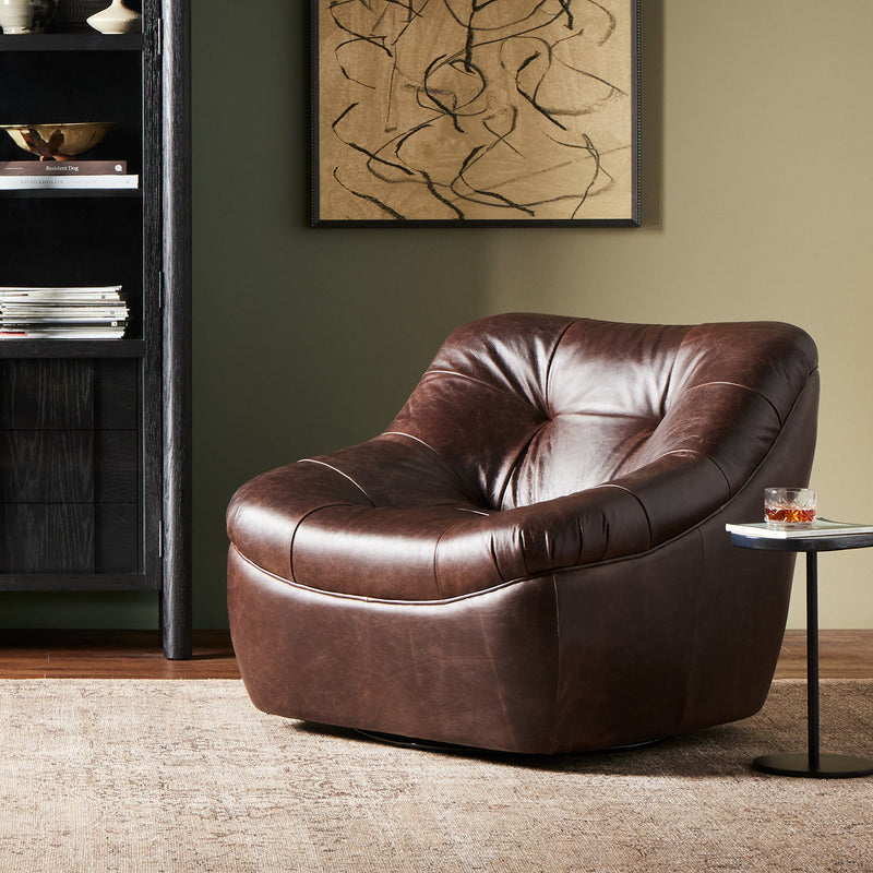 Four Hands Farley Swivel Chair